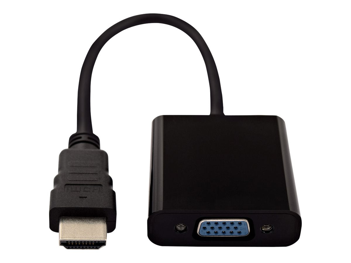 V7 Videokonverter - HDMI - VGA - Schwarz