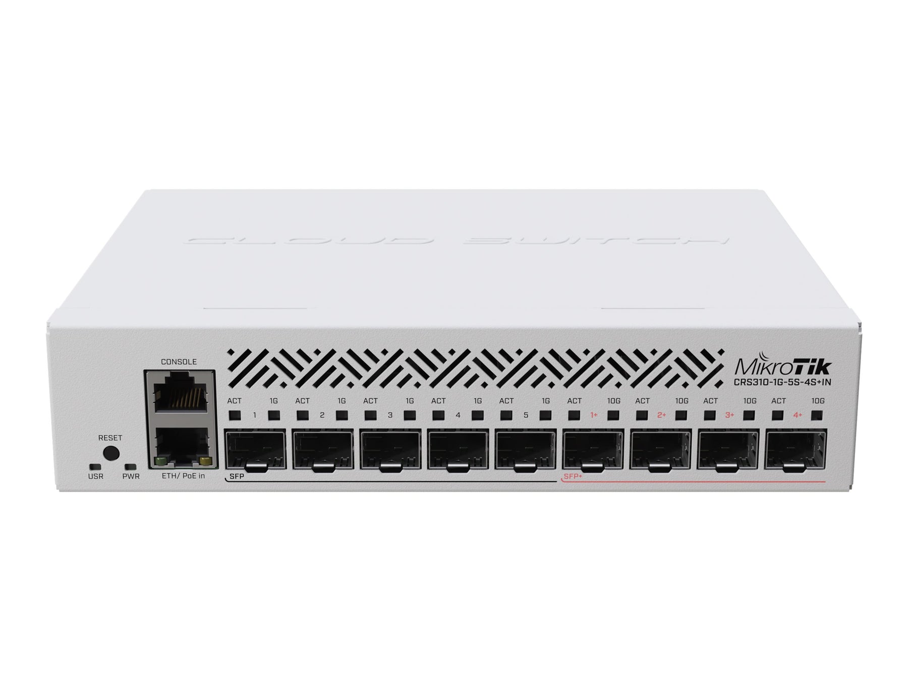 MikroTik CRS310-1G-5S-4S+IN - Switch - L3 - 5 x Gigabit SFP + 4 x 10 Gigabit SFP+ + 1 x 10/100/1000