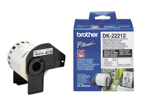 Brother DK-22212 - Permanenter Klebstoff - weiß - Rolle (6,2 cm x 15,2 m)