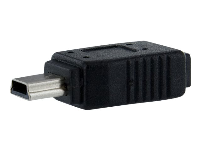 StarTech.com Micro USB auf Mini USB 2.0 Adapter - Bu/St - Schwarz - USB-Adapter - Micro-USB Typ B (W)