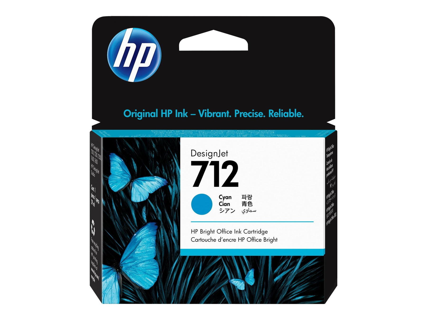 HP 712 - 29 ml - Cyan - Original - DesignJet