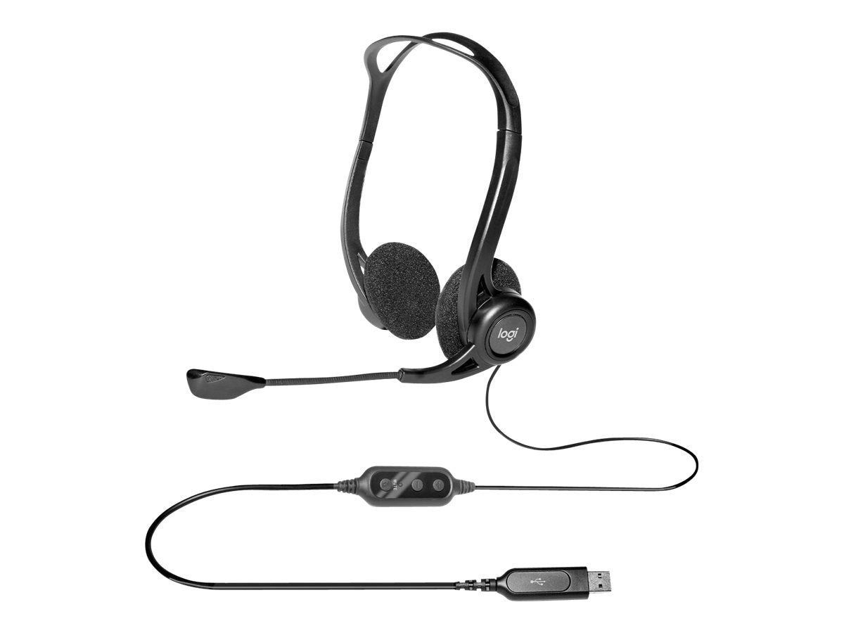 Logitech PC Headset 960 USB - Headset - On-Ear