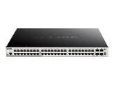 D-Link DGS 1510-52XMP - Switch - L3 - Smart - 48 x 10/100/1000 (PoE+)