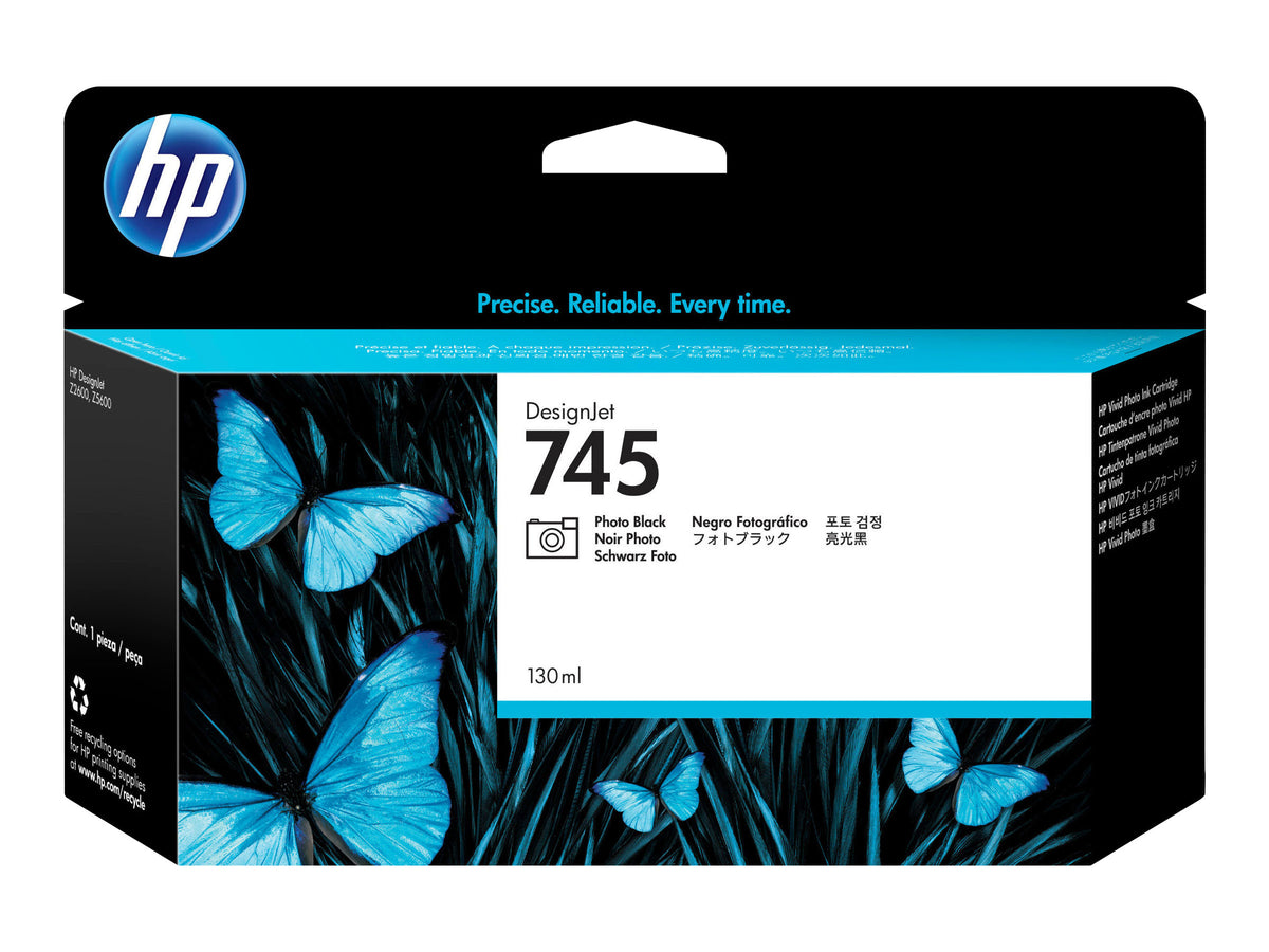 HP 745 - 130 ml - Photo schwarz - Original - DesignJet