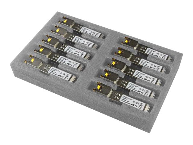 StarTech.com Gigabit RJ45 Kupfer SFP Transceiver Modul - Cisco GLC-T kompatibel - 1000Base-T - Mini-GBIC - 10er Pack - SFP (Mini-GBIC)-