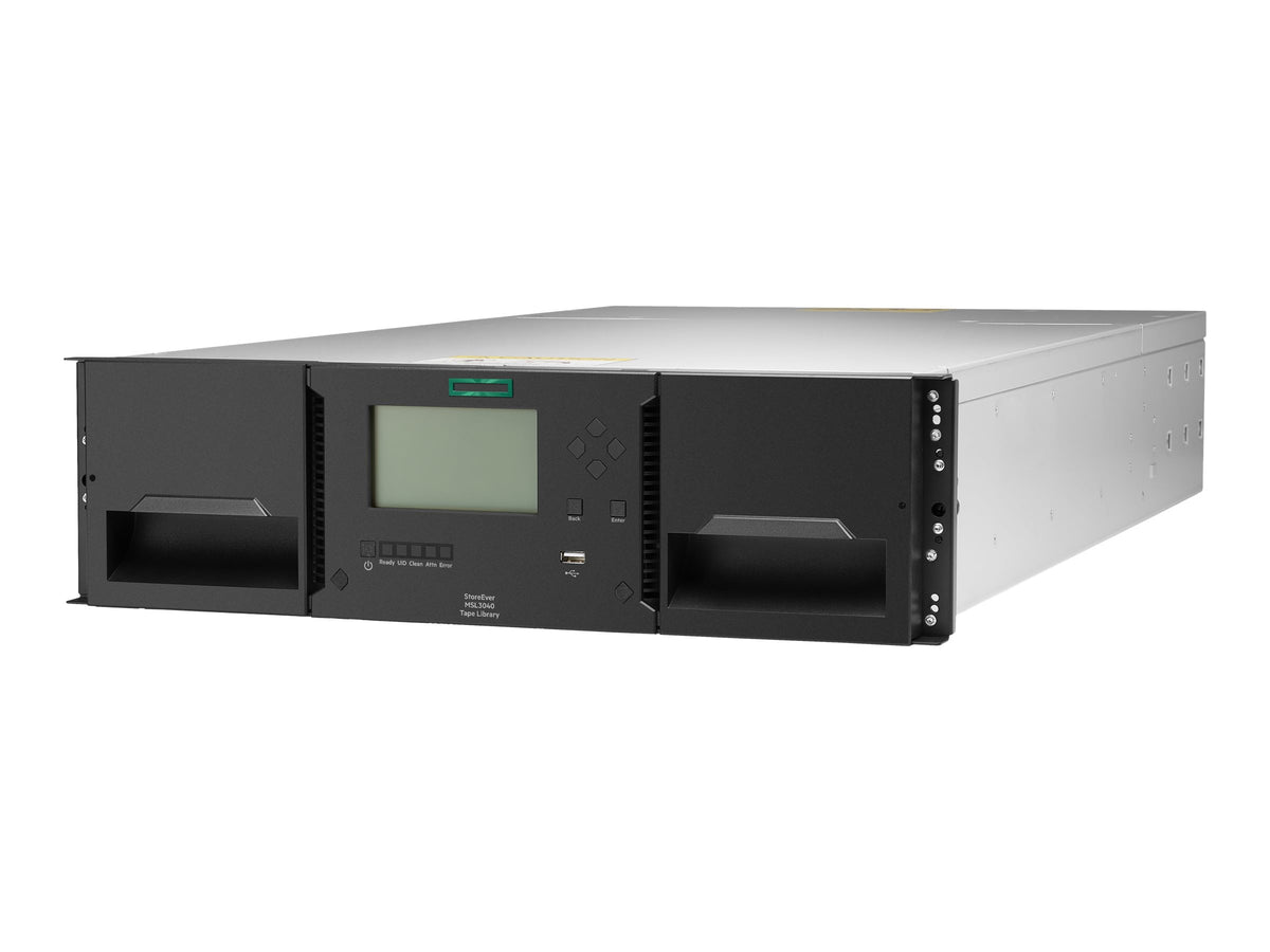 HPE StoreEver MSL3040 Scalable Library Base Module - Bandbibliothek - 720 TB / 1.8 PB - Steckplätze: 40 - keine Bandlaufwerke - Rack - einbaufähig - 3U - 3 halbhohe (HH)