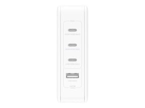 Belkin BoostCharge Pro - Netzteil - GaN-Technologie - 140 Watt - Fast Charge, Power Delivery 3.1 - 4 Ausgabeanschlussstellen (USB, 3 x USB-C)