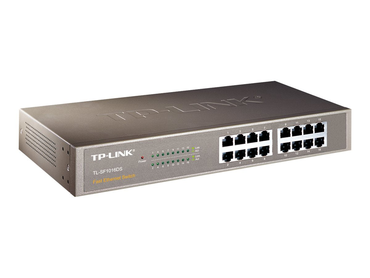 TP-LINK TL-SF1016DS - Switch - 16 x 10/100 - Desktop