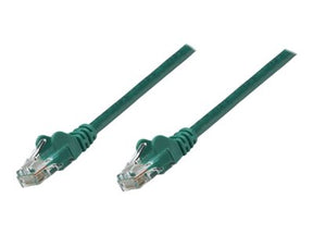 Intellinet Network Patch Cable, Cat6, 0.25m, Green, Copper, S/FTP, LSOH / LSZH, PVC, RJ45, Gold Plated Contacts, Snagless, Booted, Polybag - Netzwerkkabel - RJ-45 (M)