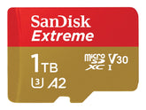 SanDisk Extreme - Flash-Speicherkarte (microSDXC-an-SD-Adapter inbegriffen)