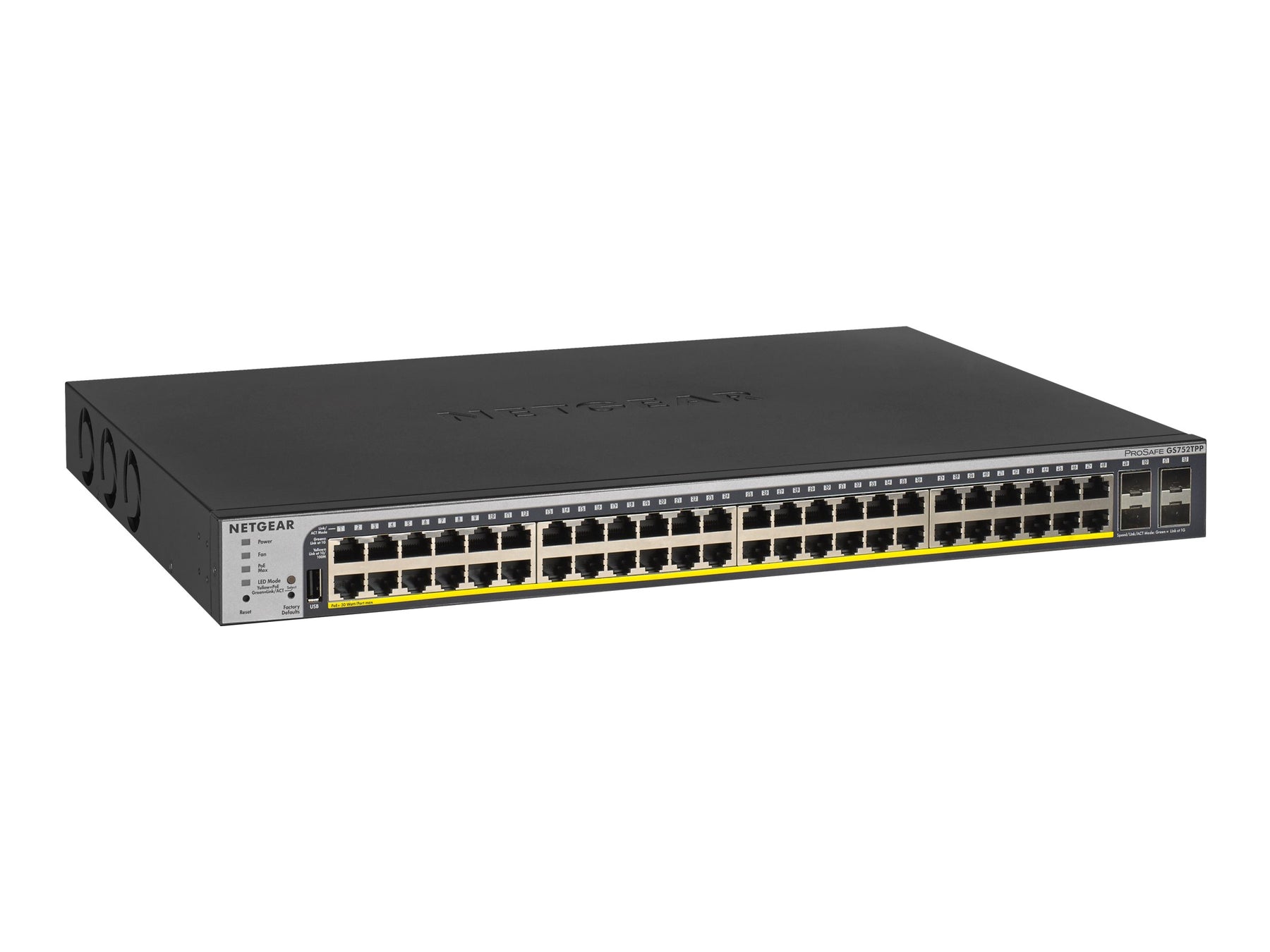 Netgear Pro GS752TPP - Switch - L3 - Smart - 48 x 10/100/1000 (PoE+)