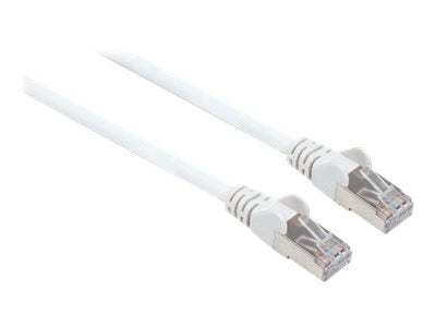 Intellinet Network Patch Cable, Cat6, 2m, White, Copper, S/FTP, LSOH / LSZH, PVC, RJ45, Gold Plated Contacts, Snagless, Booted, Polybag - Patch-Kabel - RJ-45 (M)