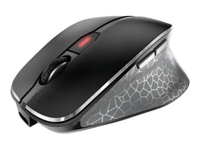 Cherry MW 8C ERGO - Maus - ergonomisch - optisch - 6 Tasten - kabellos - 2.4 GHz, Bluetooth 4.0 - kabelloser Empfänger (USB)