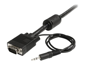 StarTech.com 2m VGA Monitorkabel mit Audio - HD15-Pin Koax Kabel - Stecker/Stecker - VGA-Kabel - HD-15 (VGA)