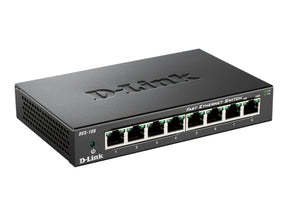 D-Link DES 108 - Switch - 8 x 10/100 - Desktop