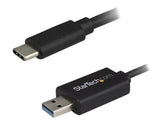 StarTech.com USB-C auf USB Datentransferkabel für Mac und Windows - USB 3.0 - USB C Datenkabel / Linkkabel - USB Type C Kabel - USB-Kabel - USB-C (M)