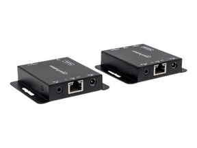 Manhattan HDMI 1080p over Ethernet Extender Kit, Up to 50m with Single Cat6 Cable, Tx & Rx Modules, IR Support, Three Year Warranty, Box