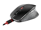 Cherry MW 8C ERGO - Maus - ergonomisch - optisch - 6 Tasten - kabellos - 2.4 GHz, Bluetooth 4.0 - kabelloser Empfänger (USB)