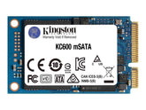 Kingston KC600 - SSD - verschlüsselt - 1024 GB - intern - mSATA - SATA 6Gb/s - 256-Bit-AES - Self-Encrypting Drive (SED)