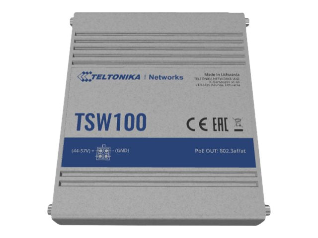 Teltonika TSW100 - Switch - unmanaged - 5 x 10/100/1000 (1 PoE)