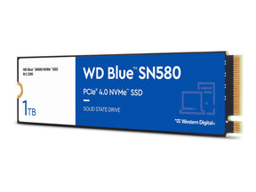 WD Blue SN580 WDS100T3B0E - SSD - 1 TB - intern - M.2 2280 - PCIe 4.0 x4 (NVMe)