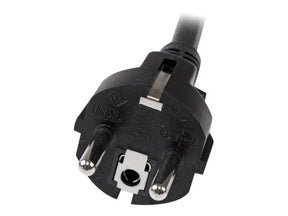 StarTech.com 2m Computer IEC 320 C19 auf CEE7 Netzkabel - Schuko Stromkabel 250V 16A - Stromkabel - IEC 60320 C19 bis CEE 7/7 (M)