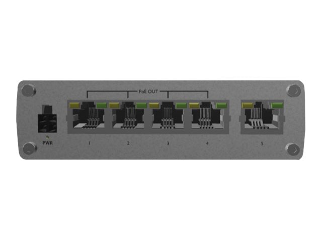 Teltonika TSW100 - Switch - unmanaged - 5 x 10/100/1000 (1 PoE)