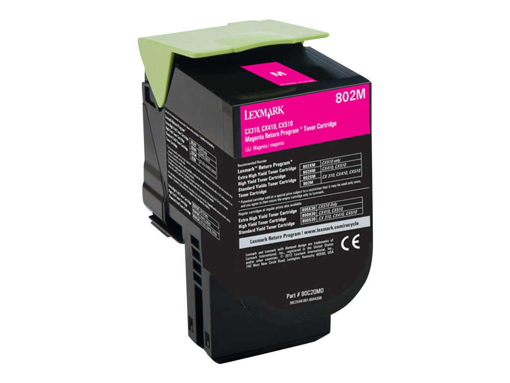 Lexmark 802M - Magenta - Original - Tonerpatrone LCCP, LRP