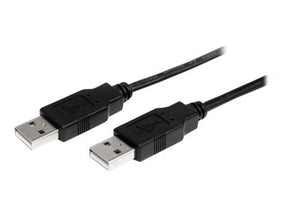 StarTech.com 1m USB 2.0 A auf A Kabel - USB Anschlusskabel Stecker/Stecker - Schwarz - USB-Kabel - USB (M)