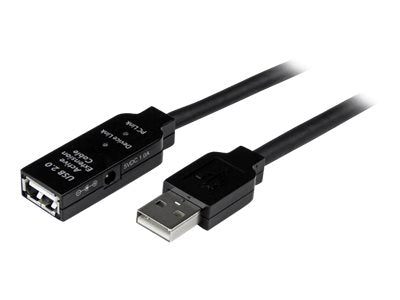 StarTech.com 5m aktives USB 2.0 Verlängerungskabel - St/Bu - USB Verlängerung / Repeater Kabel - USB-Verlängerungskabel - USB (W)