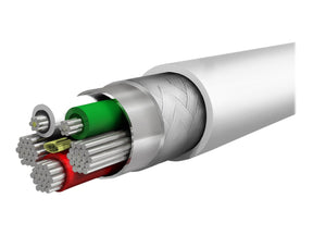 StarTech.com 1m USB-A auf Lightning-Kabel - Hochbelastbare, robuste Aramidfaser - USB Typ-A auf Lightningkabel - Lade-/Synchronisationskabel - Apple MFi-zertifiziert iPad/iPhone 12 - Weiß (RUSBLTMM1M)