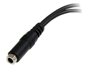 StarTech.com 3,5mm Audio Klinke Y Kabel - Headset Splitter