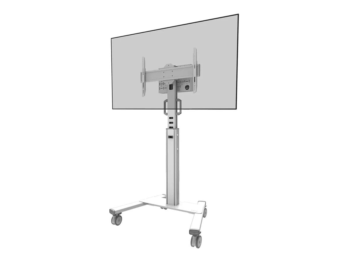 Neomounts Wagen - für Flachbildschirm - weiß - Bildschirmgröße: 94-190.5 cm (37"-75")