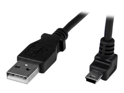 StarTech.com 1m USB auf Mini USB Anschlusskabel 90° gewinkelt - USB A zu Mini B Kabel - 1 x USB A (St)