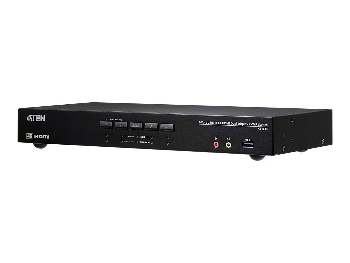 ATEN CS1844 KVMP Switch - KVM-/Audio-/USB-Switch