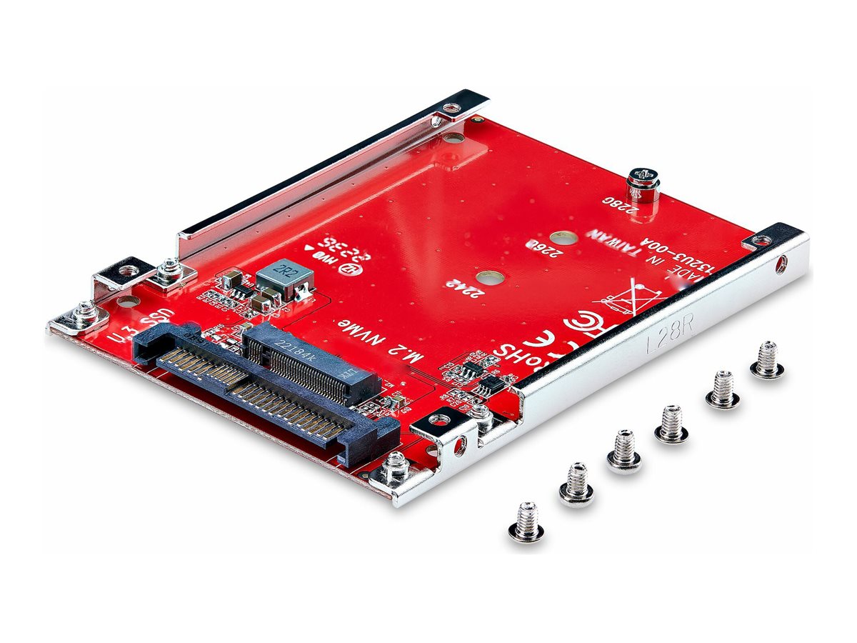 StarTech.com M.2 to U.3 Adapter, For M.2 NVMe SSDs, PCIe M.2 Drive to 2.5inch U.3 (SFF-TA-1001)