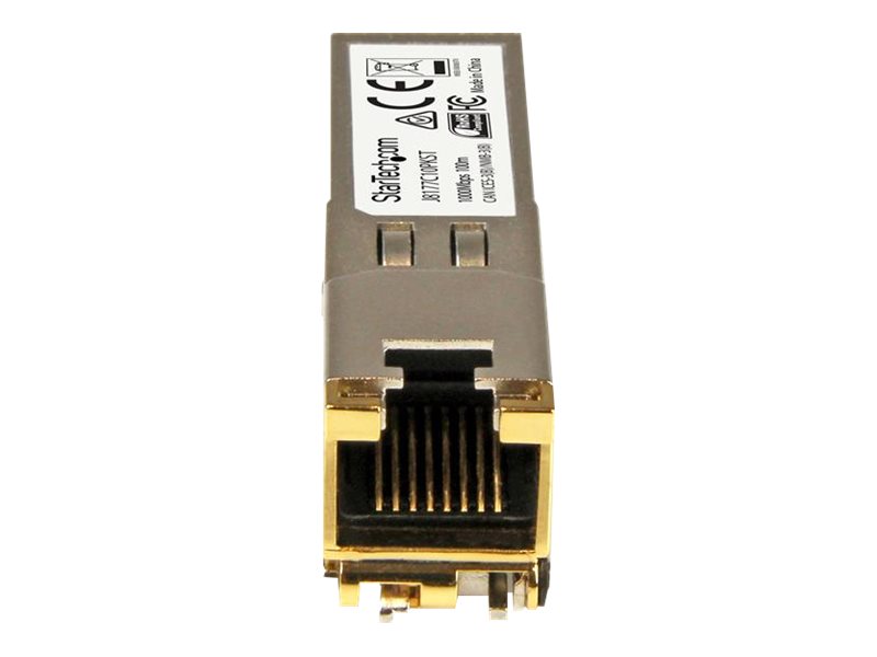 StarTech.com Gigabit RJ45 Kupfer SFP Transceiver Modul - HP J8177C kompatibel 1000Base-T - Mini GBIC - 10er pack - SFP (Mini-GBIC)-