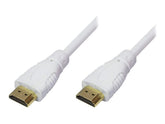 IC Intracom TECHly - Highspeed - HDMI-Kabel mit Ethernet - HDMI männlich zu HDMI männlich - 5 m - weiß - bi-direktional, unterstützt 4K 24 Hz (4096 x 2160)