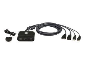 ATEN CS22HF - KVM-/USB-Switch - 2 x KVM / USB