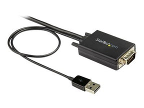 StarTech.com 2m VGA to HDMI Converter Cable with USB Audio Support & Power, Analog to Digital Video Adapter Cable to connect a VGA PC to HDMI Display, 1080p Male to Male Monitor Cable - Supports Wide Displays (VGA2HDMM2M)