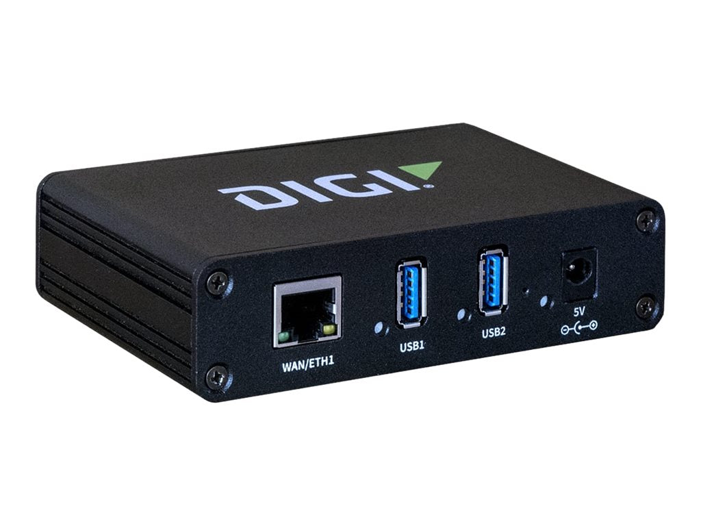 Digi International Digi AnywhereUSB 2 Plus - Hub - managed - 2 x USB 3.1 Gen 1 + 1 x 10/100/1000