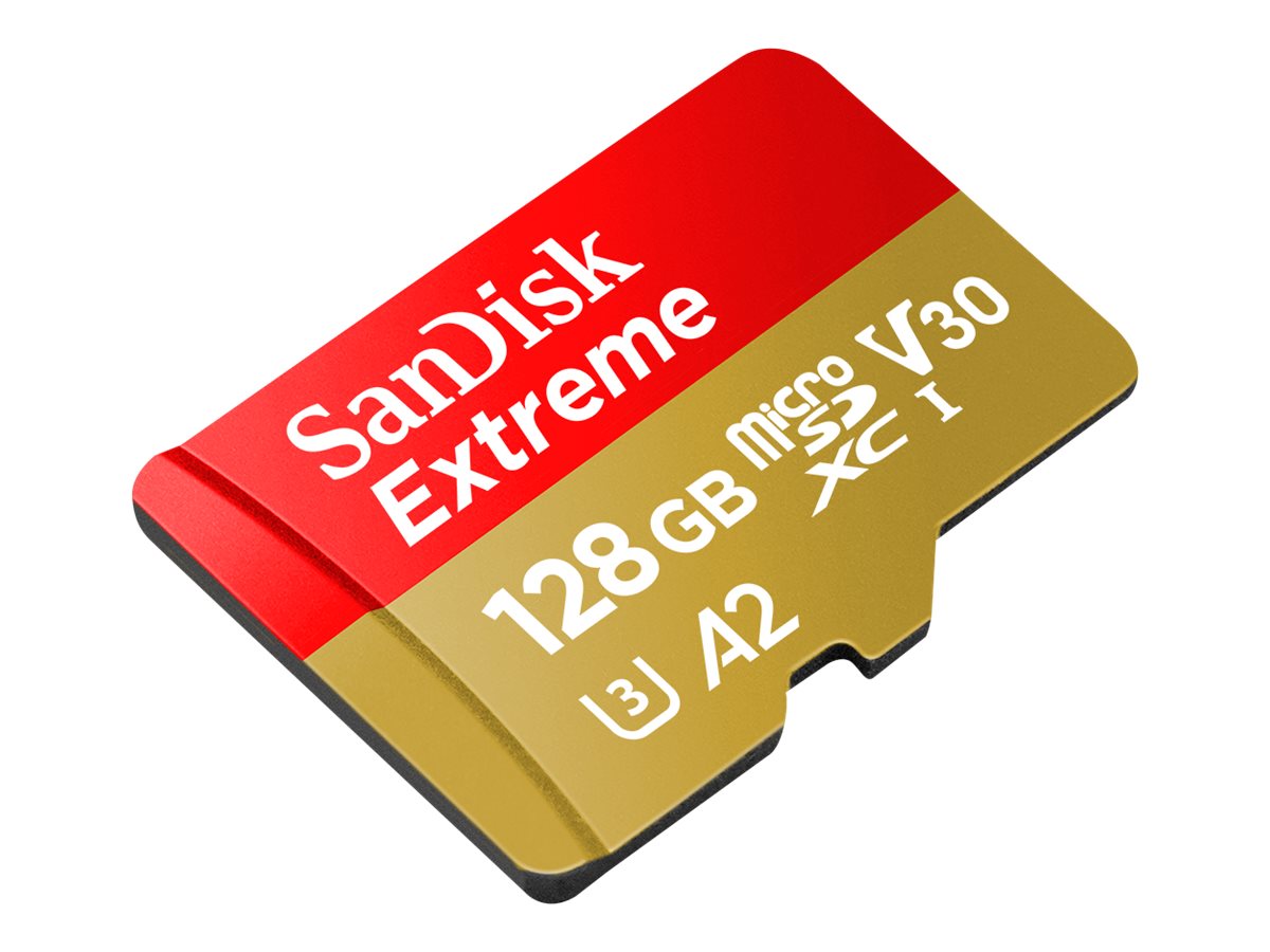 SanDisk Extreme - Flash-Speicherkarte (microSDXC-an-SD-Adapter inbegriffen)