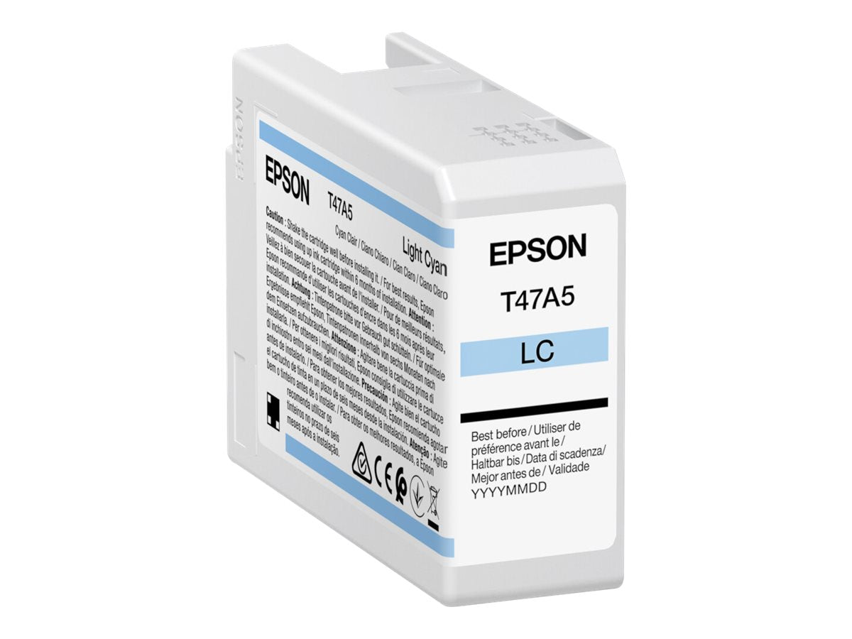 Epson T47A5 - 50 ml - hell Cyan - original - Tintenpatrone