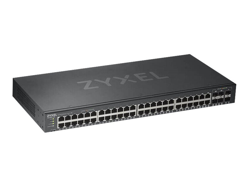 ZyXEL GS1920-48v2 - Switch - Smart - 48 x 10/100/1000 + 4 x Kombi-Gigabit-SFP + 2 x Gigabit SFP