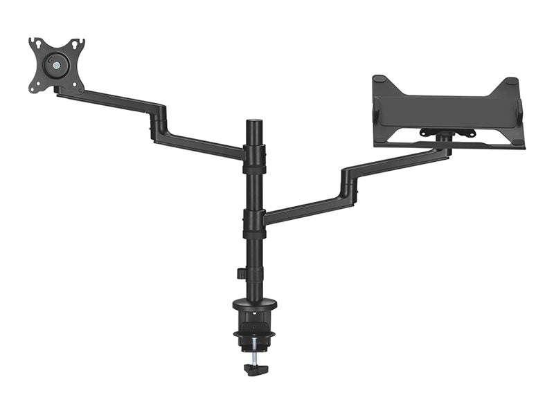 Neomounts DS20-425BL2 - Befestigungskit (Spannbefestigung für Tisch, VESA-Adapter, Notebook-Ablage, Tisch-Kabeldurchführung, Monitorarm, Notebookschacht-Arm)