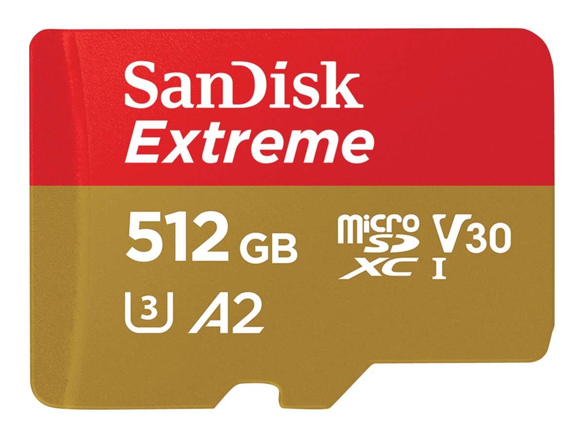 SanDisk Extreme - Flash-Speicherkarte (microSDXC-an-SD-Adapter inbegriffen)