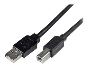 StarTech.com 20m aktives USB 2.0 A auf B Kabel - Stecker/Stecker - USB Druckerkabel 1x USB A / 1x USB B - Schwarz - USB-Kabel - USB Typ B (M)