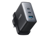 Anker Innovations Anker 736 (Nano II) - Netzteil - 100 Watt - 2.1 A - IQ 3.0 - 3 Ausgabeanschlussstellen (USB, 2 x USB-C)