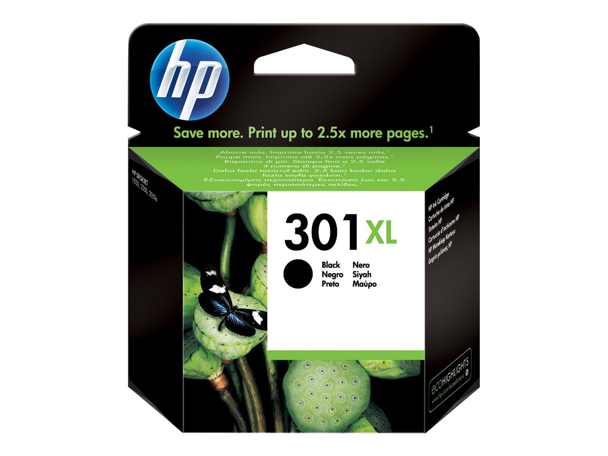 HP 301XL - 8 ml - Hohe Ergiebigkeit - Schwarz