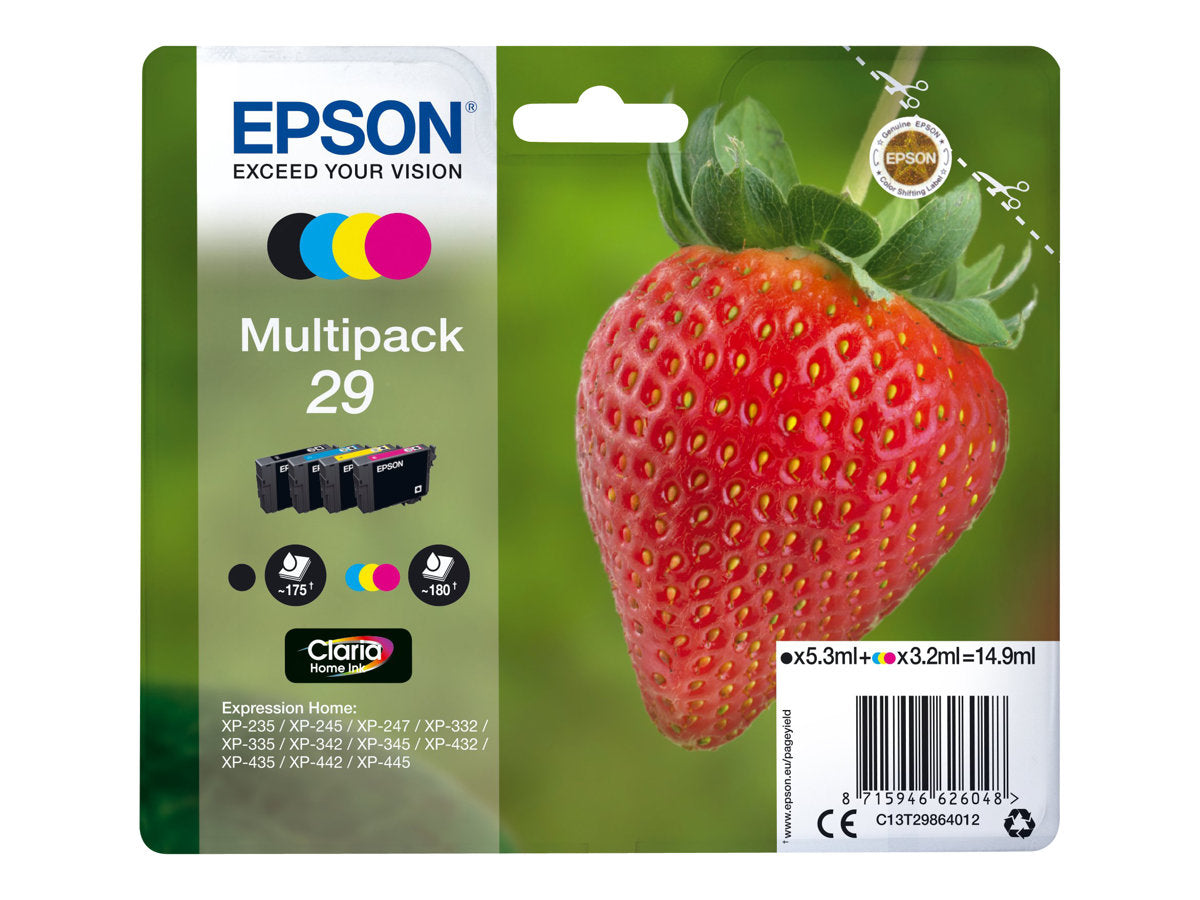 Epson 29 Multipack - 4er-Pack - Schwarz, Gelb, Cyan, Magenta